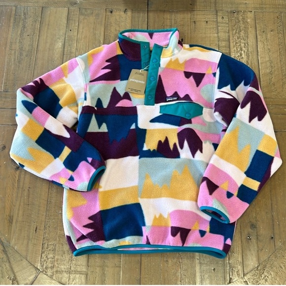 Patagonia Synchilla frontera blush fleece pullover nwt - Picture 1 of 5